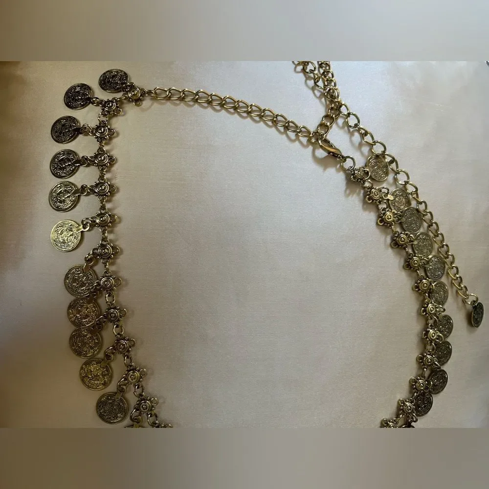 boho coin belt A648